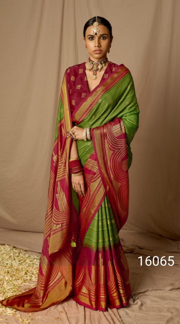 Kimora Meera Soft Silk Designer Soft Brasso Silk Saree Collection